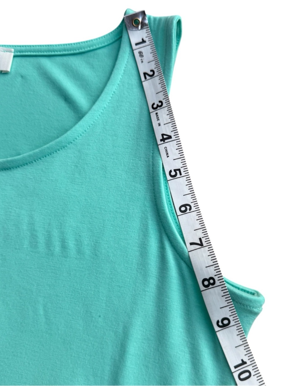 Zenana Seafoam Green Tiered Swing Tank Top Flowy Tunic Small NWOT - Picture 6 of 10